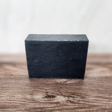 Load image into Gallery viewer, Chamomile + Aloe Essential Oil Charcoal Bar Soap