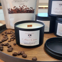 Load image into Gallery viewer, Coffee + Cacao Soy Wax Candle