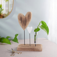Load image into Gallery viewer, Rustic Hearts Tube Vase