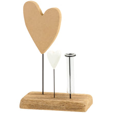 Load image into Gallery viewer, Rustic Hearts Tube Vase