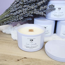 Load image into Gallery viewer, Linen + Lavender Soy Wax Candle