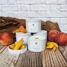 Load image into Gallery viewer, Peach + Amber Soy Wax Candle