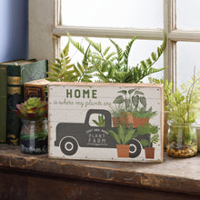 Load image into Gallery viewer, Just One More Plant Farm Rustic Box Sign
