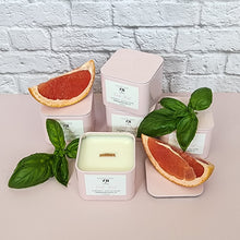 Load image into Gallery viewer, Pomelo + Basil Soy Wax Candle