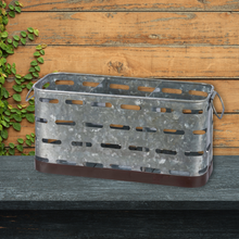 Load image into Gallery viewer, Rustic Metal Caddy