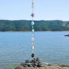 Load image into Gallery viewer, Crystal Pendant Wind Chime