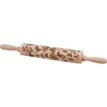 Load image into Gallery viewer, Large embossing wooden rolling pin