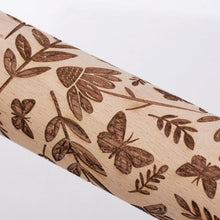 Load image into Gallery viewer, Large embossing wooden rolling pin