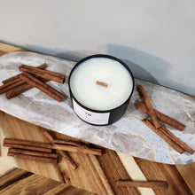Load image into Gallery viewer, Cinnamon + Vanilla Soy Wax Candle