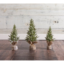 Load image into Gallery viewer, 15" Rustic Snow Tree