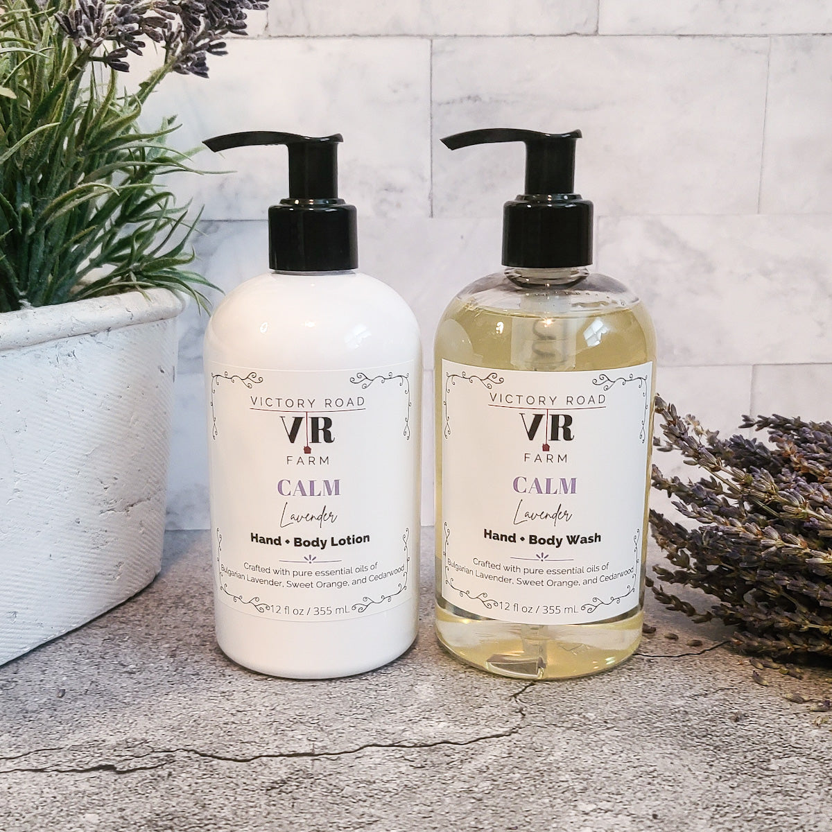 CALM Lotion + Wash Duo – Victory Road Farm