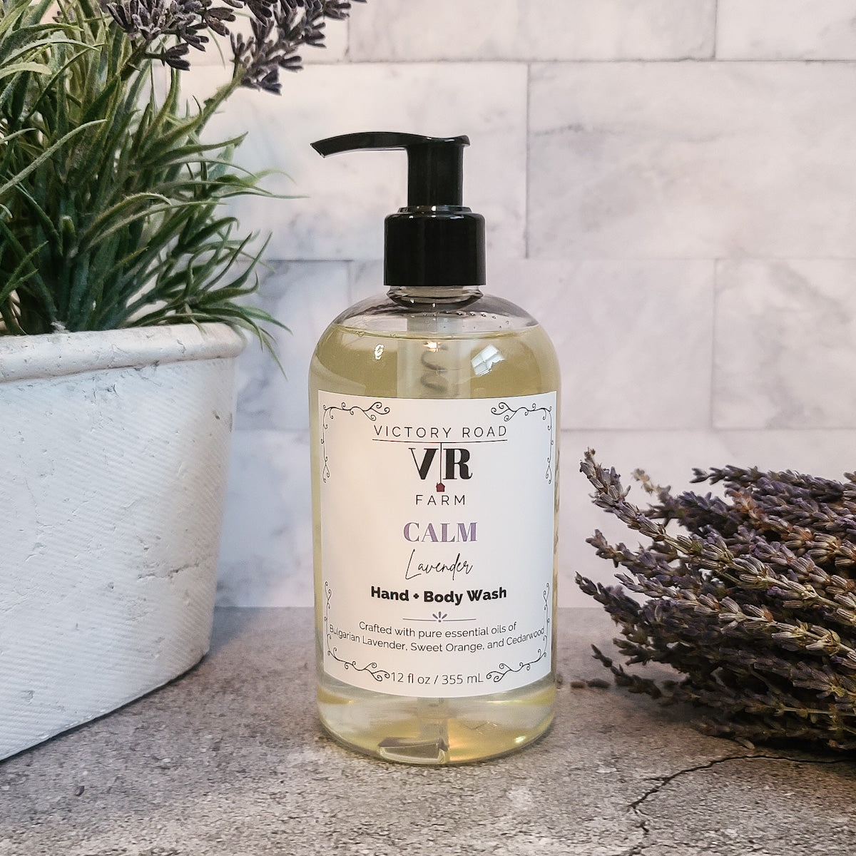 CALM Lavender Hand + Body Wash – Victory Road Farm