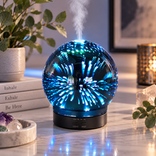 Load image into Gallery viewer, 3D Glass Essential Oil Diffuser
