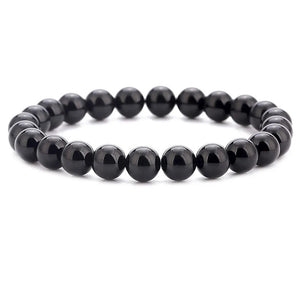 Black Agate Natural Stone Bracelet