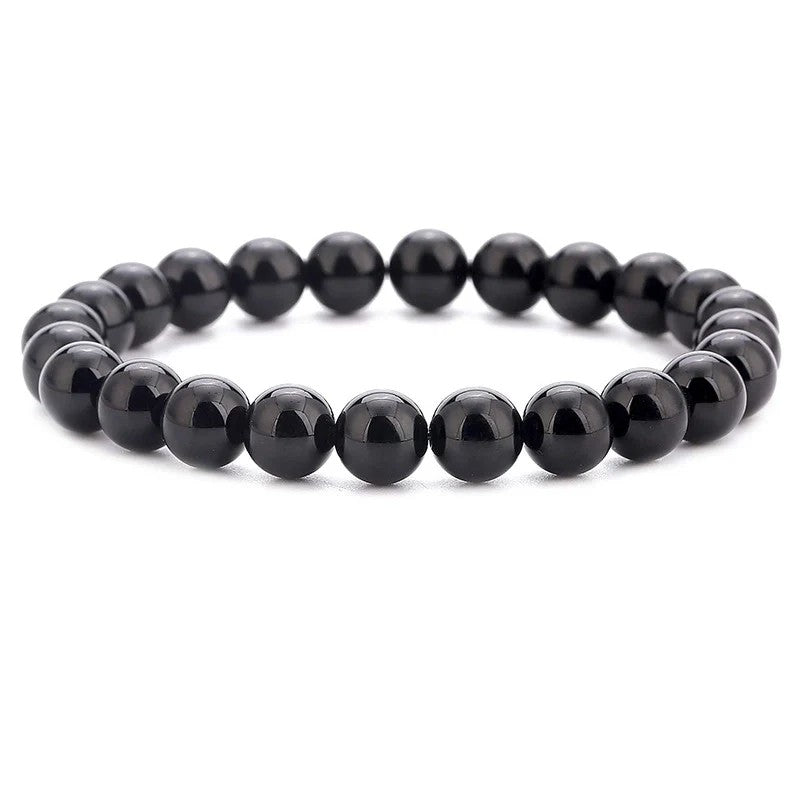 Black Agate Natural Stone Bracelet