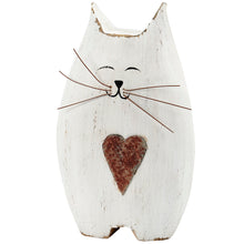Load image into Gallery viewer, Rustic Cat Heart Sitter
