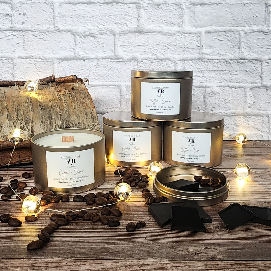Coffee + Cacao Soy Wax Candle