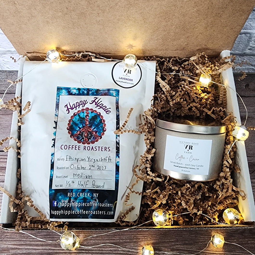 Coffee and a Candle Gift Set