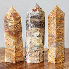 Load image into Gallery viewer, Crazy Lace Agate Stone Tower

