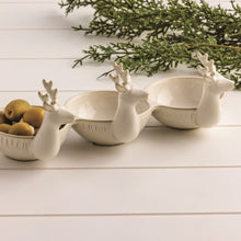 Load image into Gallery viewer, Deer Triple Tidbit Dish
