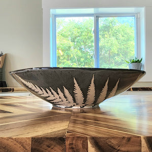 Botanical Fern Serving Bowl