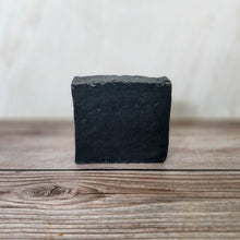 Load image into Gallery viewer, Fir Needle + Cedarwood Essential Oil Charcoal Bar Soap
