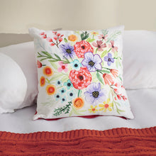 Load image into Gallery viewer, Floral Bouquet Pillow
