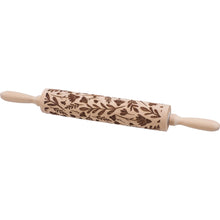 Load image into Gallery viewer, Large embossing wooden rolling pin
