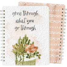 Load image into Gallery viewer, Grow Through Spiral Notebook

