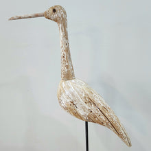 Load image into Gallery viewer, Rustic Wood Heron Sitter

