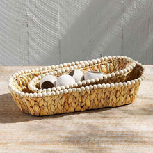 Load image into Gallery viewer, Hyacinth Beaded Basket
