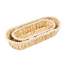 Load image into Gallery viewer, Hyacinth Beaded Basket
