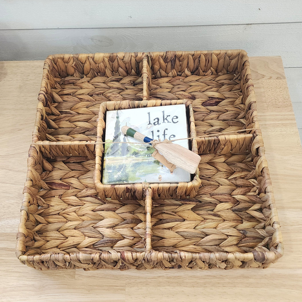 Lake Life Woven Server Set
