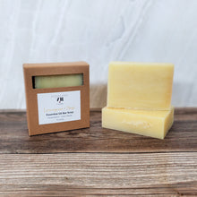 Load image into Gallery viewer, Lemongrass + Sage Essential Oil Bar Soap
