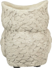 Load image into Gallery viewer, Owl cement planter pot

