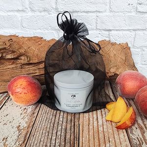 Peach + Amber Soy Wax Candle