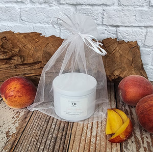 Peach + Amber Soy Wax Candle