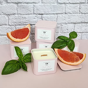 Pomelo + Basil Soy Wax Candle