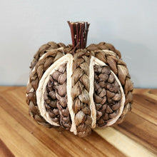 Load image into Gallery viewer, Rustic Woven Rattan Pumpkin
