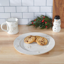 Load image into Gallery viewer, Ribbed Snowflake Plate
