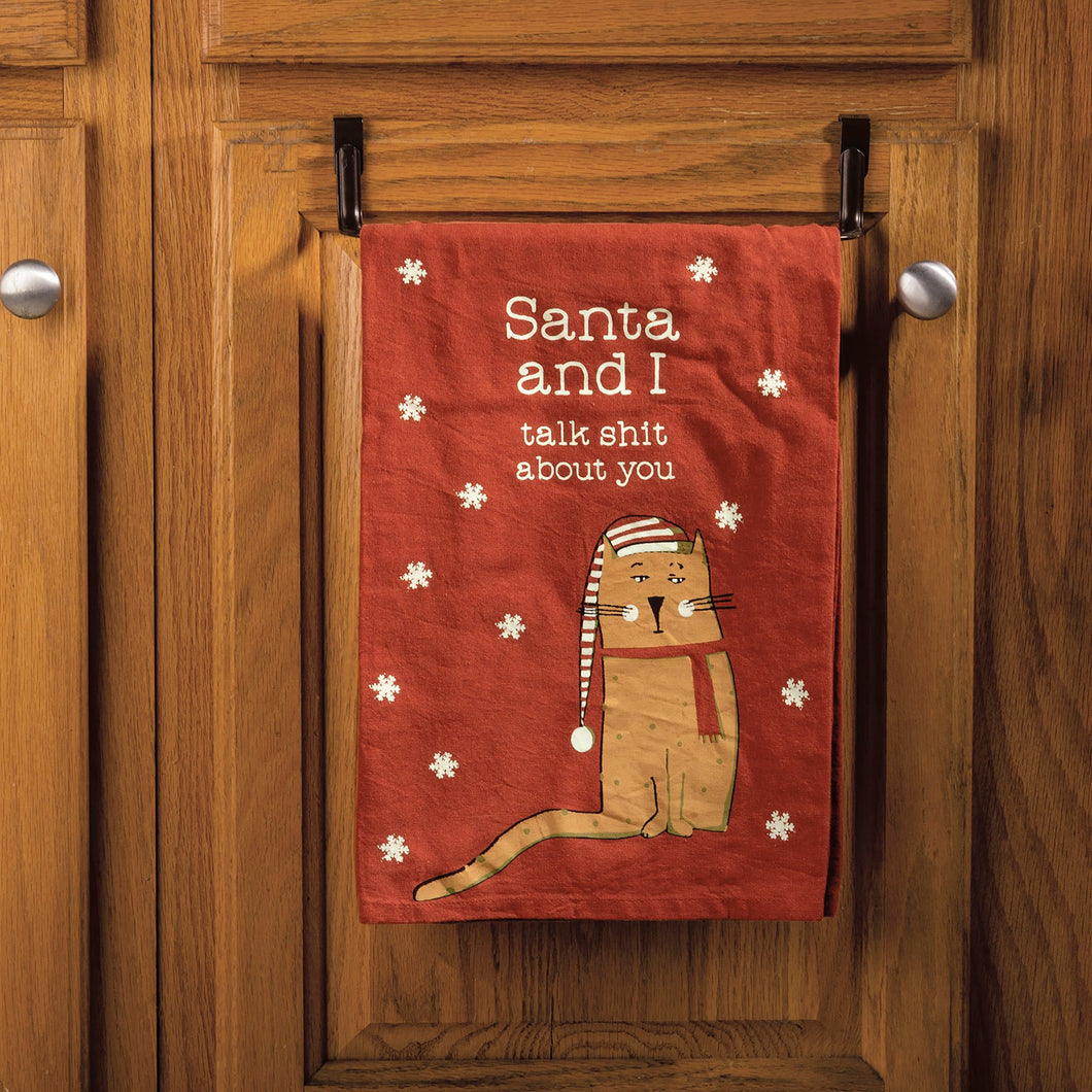 Santa and I Kitchen Towel