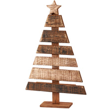Load image into Gallery viewer, Slat Wood Christmas Tree
