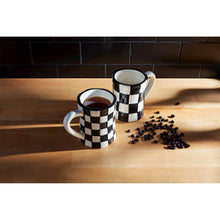 Load image into Gallery viewer, Checked Bistro Mug
