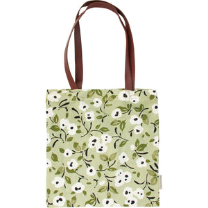 White Poppies Tote Bag