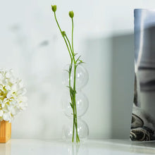 Load image into Gallery viewer, Retro Triple Globe glass vase
