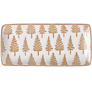 Winter Rectangular Platter