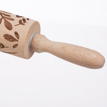 Load image into Gallery viewer, Large embossing wooden rolling pin
