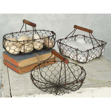 Load image into Gallery viewer, Farmhouse Chicken Wire Baskets
