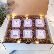 Load image into Gallery viewer, CALM Lavender + Tea Tree Shower Bomb Gift Set
