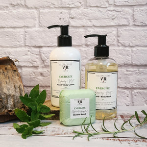 ENERGIZE Rosemary + Mint Gift Bag Set
